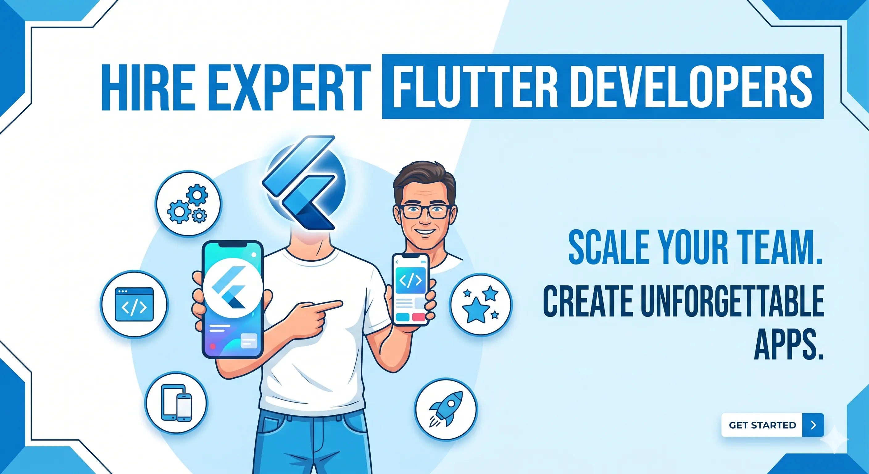 Hire Flutter Developers - Loopcon Technologies
