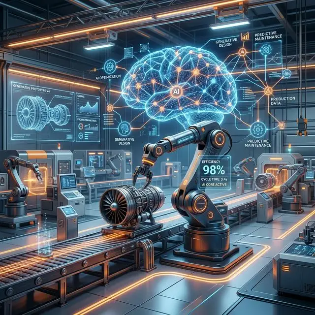 Generative AI in Manufacturing - AI Solutions by Loopcon Technologies