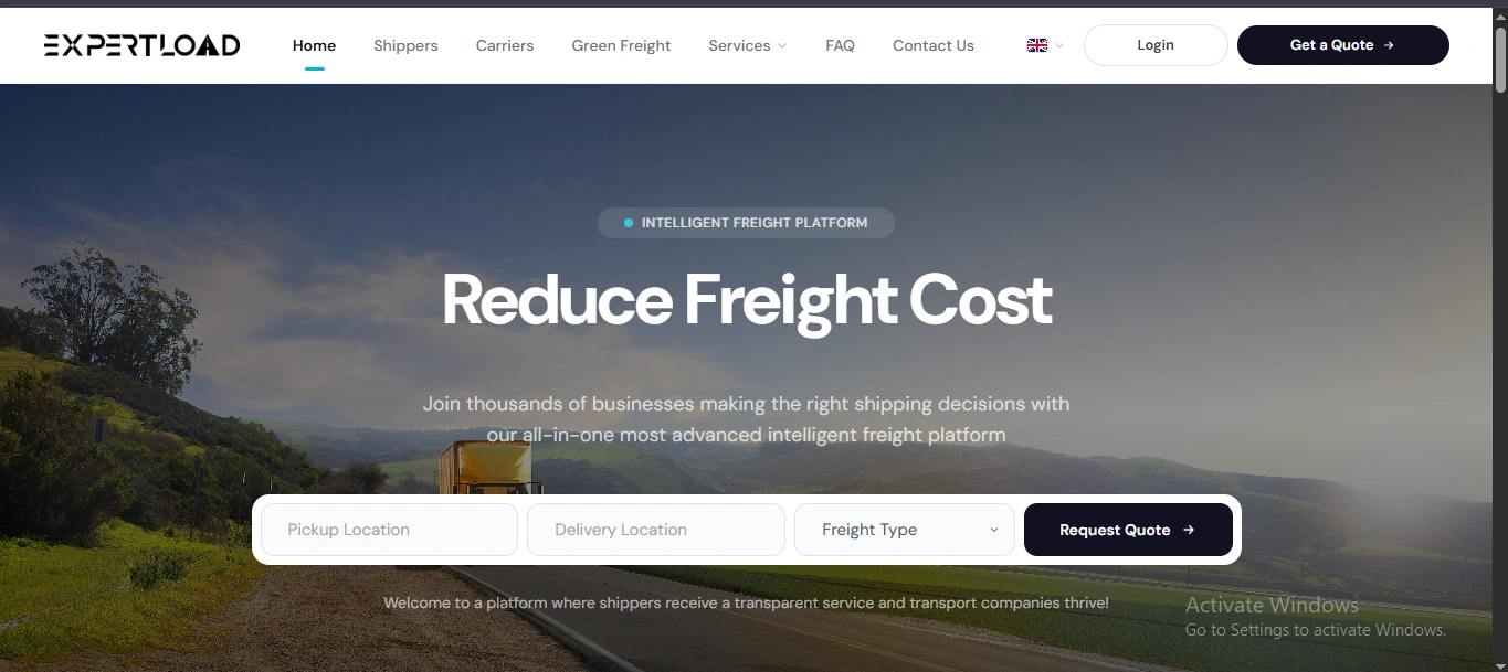 EXPERTLOAD - ONLINE SHIP-TRUCK BIDDING PLATFORM